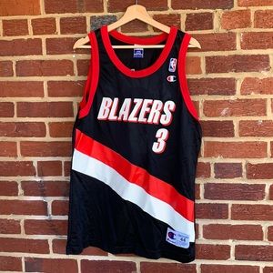 Vintage Portland trailblazers Stoudemire champion basketball jersey Large